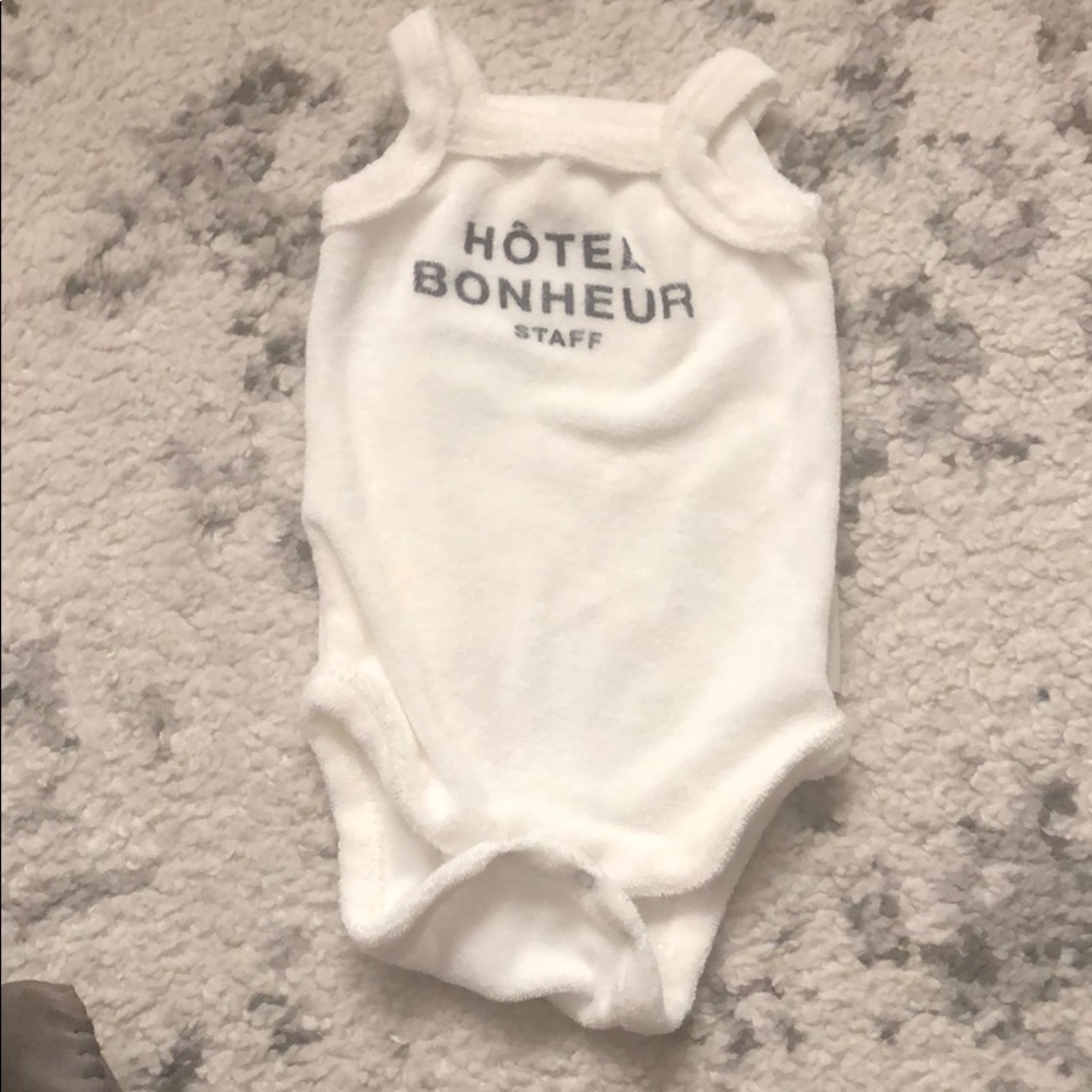 Tiny cottons terry onesie